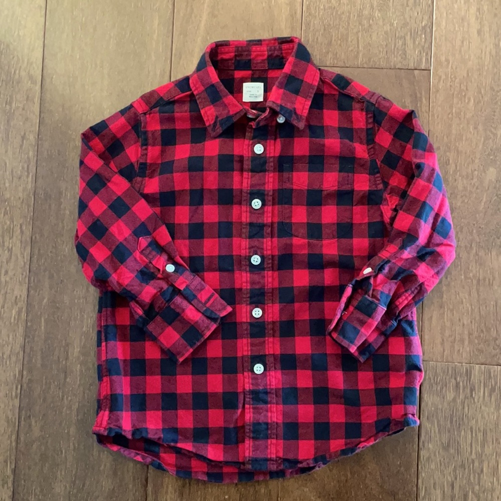 Crewcuts buffalo plaid flannel